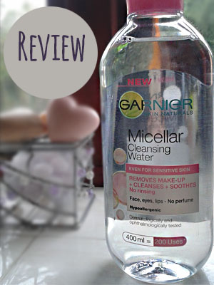 Garnier cleansing water review